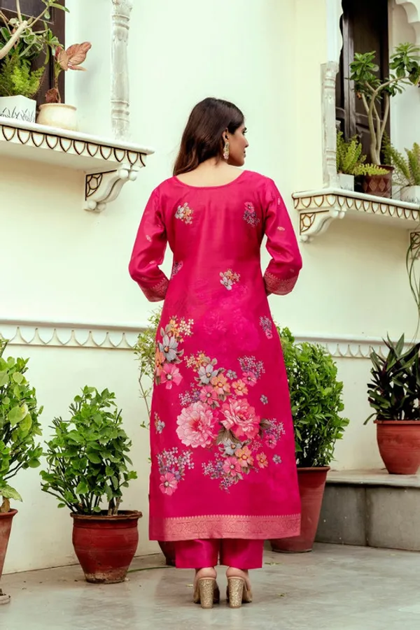 Women's_Chanderi_Cotton_Woven_Straight_Kurta_Pant_With_Dupatta