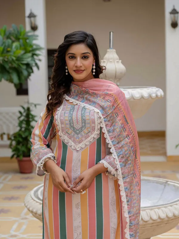 Women_Rayon_Slub_Embroidery_Kurta_Pant_Set_With_Dupatta