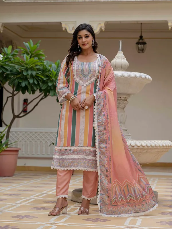 Women_Rayon_Slub_Embroidery_Kurta_Pant_Set_With_Dupatta