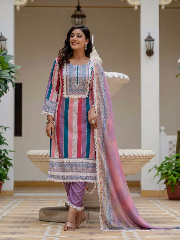 Women_Rayon_Slub_Embroidery_Kurta_Pant_Set_With_Dupatta