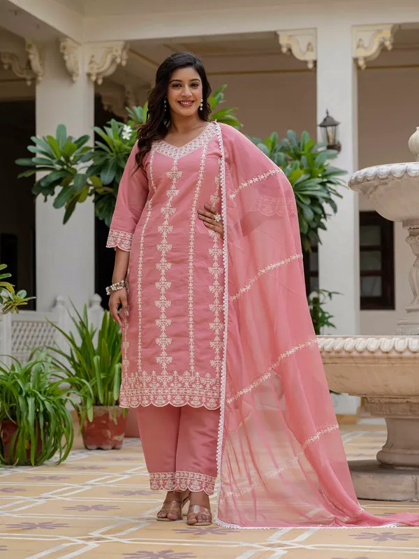 Women_Roman_Silk_Embroidery_Kurta_Pant_Set_With_Dupatta