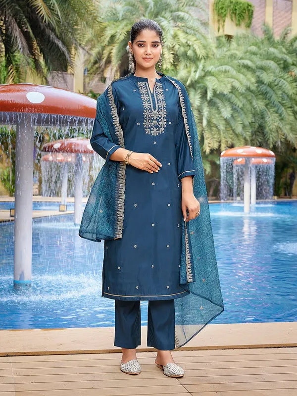 Womens_Viscose_Chanderi_Embroidery_Straight_Kurta_Pant_With_Dupatta