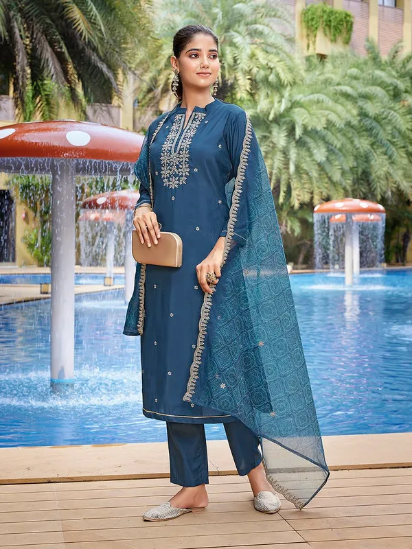 Womens_Viscose_Chanderi_Embroidery_Straight_Kurta_Pant_With_Dupatta