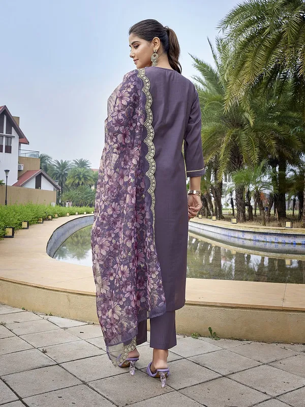 Women's_Viscose_Chanderi_Embroidery_Straight_Kurta_Pant_With_Dupatta