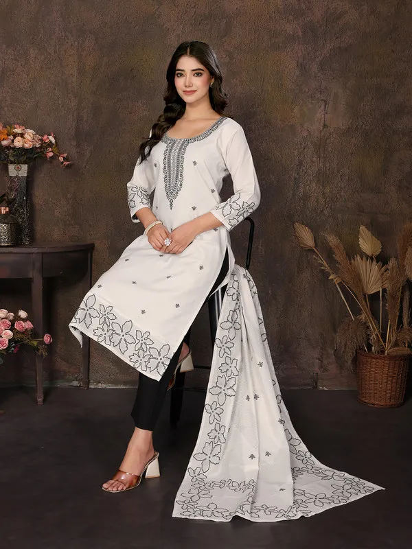 Womens_Cotton_Embroidery_Design_Straight_Kurta_Pant_With_Dupatta