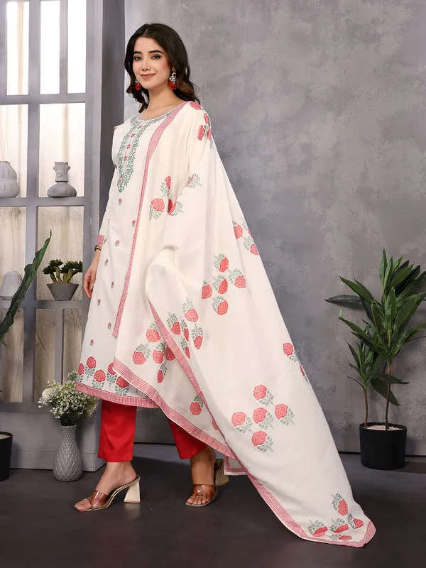 Women's_Cotton_Embroidery_design_Straight_Kurta_Pant_With_Dupatta