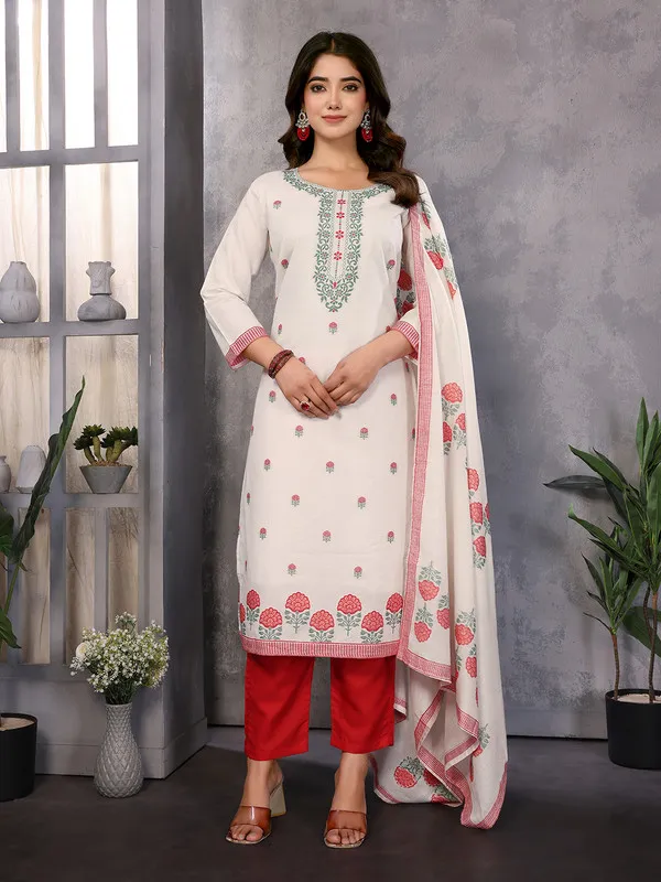 Women's_Cotton_Embroidery_design_Straight_Kurta_Pant_With_Dupatta