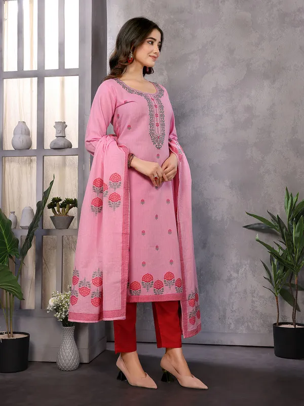 Women's_Cotton_Embroidery_design_Straight_Kurta_Pant_With_Dupatta