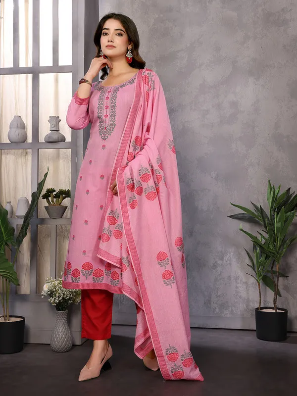 Womens_Cotton_Embroidery_Design_Straight_Kurta_Pant_With_Dupatta