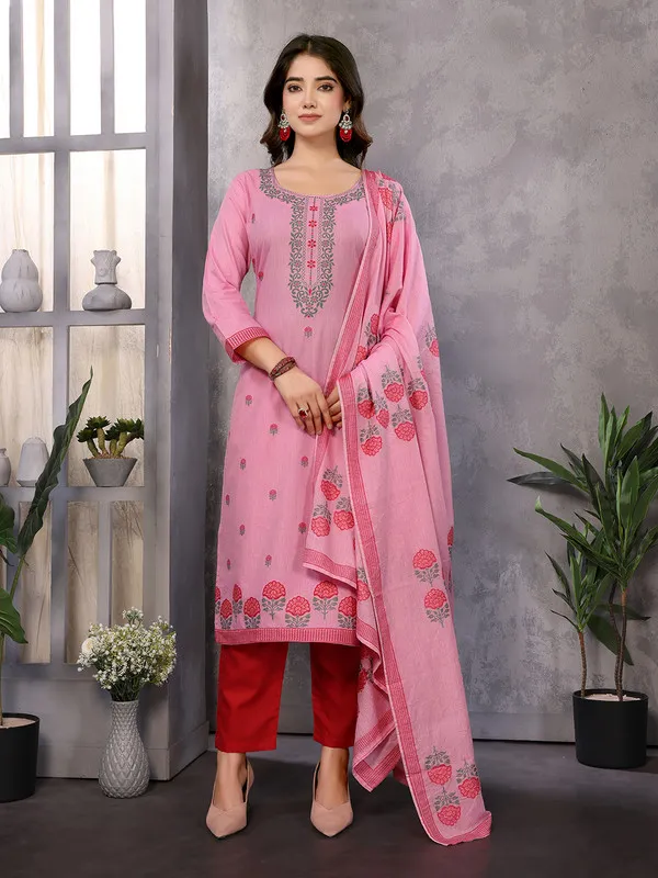 Womens_Cotton_Embroidery_Design_Straight_Kurta_Pant_With_Dupatta