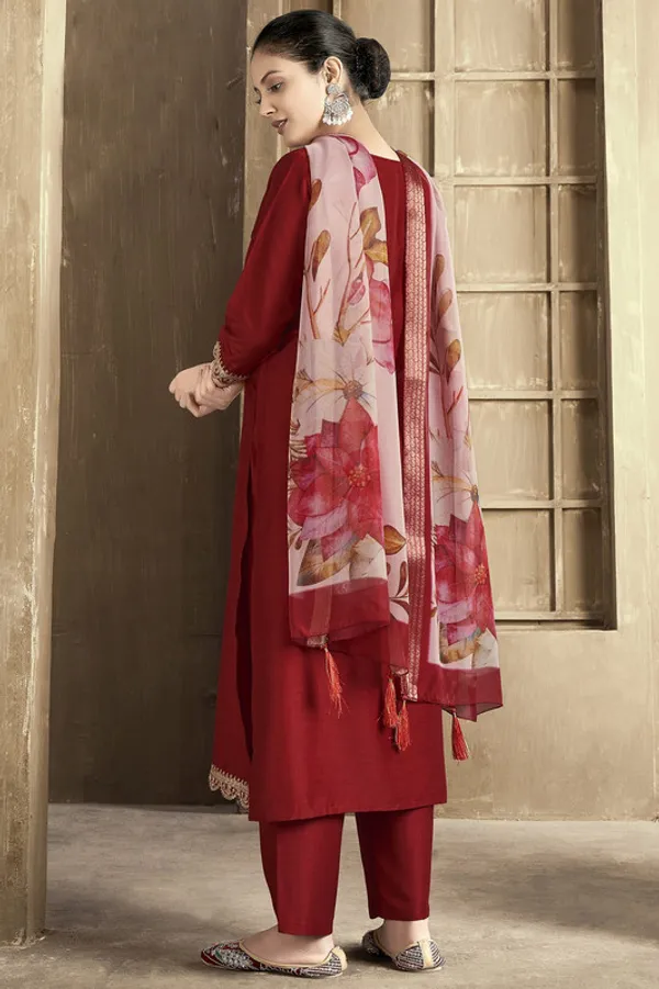 Womens_Chanderi_Embroidered_Straight_Kurta_Pant_With_Dupatta