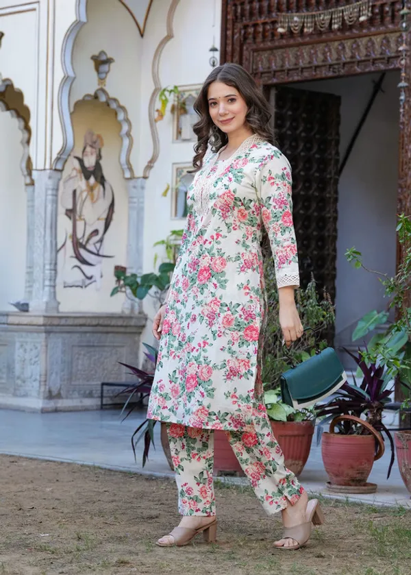 Women's_Cotton_Floral_Print_Straight_Kurta_With_Pant