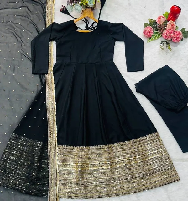 Women's_Rayon_Codding_Embroidered_Anarkali_Kurta_Pant_With_Dupatta