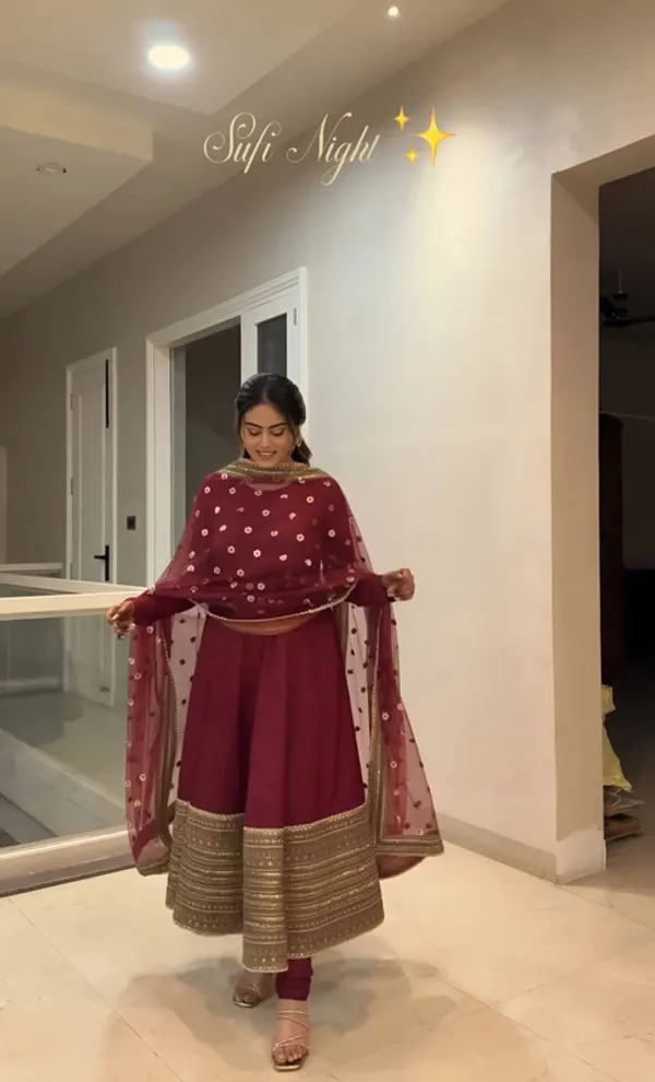 Women's_Maroon_Rayon_Codding_Embroidered_Anarkali_Salwarsuit_With_Dupatta