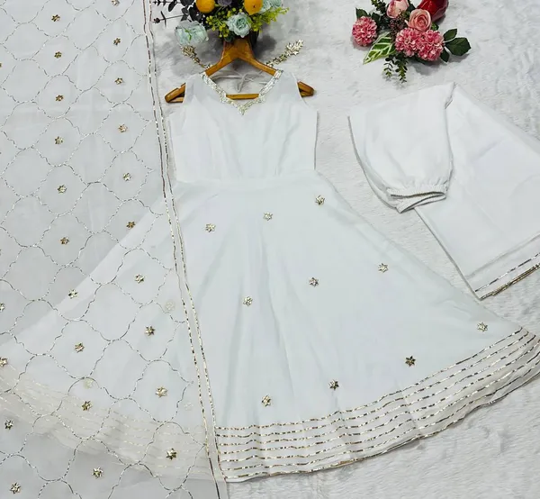 Women's_White_Faux_Georgette_Ribbon_Embroidered_Anarkali_Salwarsuit_With_Dupatta