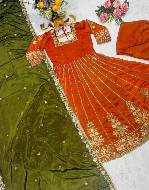 Women's_Satin_Embroidered_Anarkali_Gown_Pant_With_Dupatta