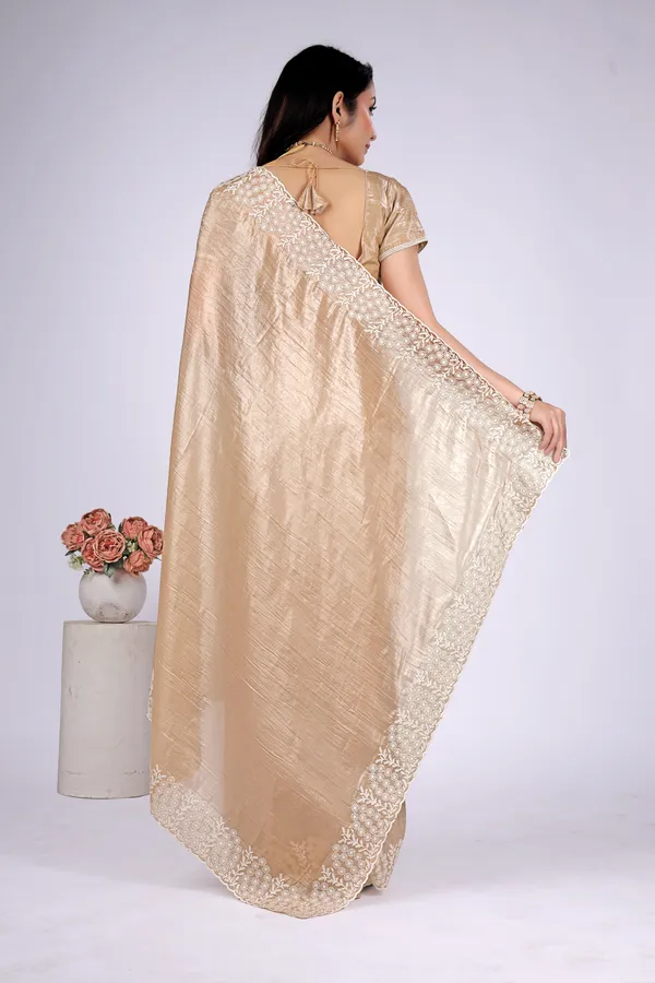 Beige_Satin_Floral_Embroidered_Saree_For_Women
