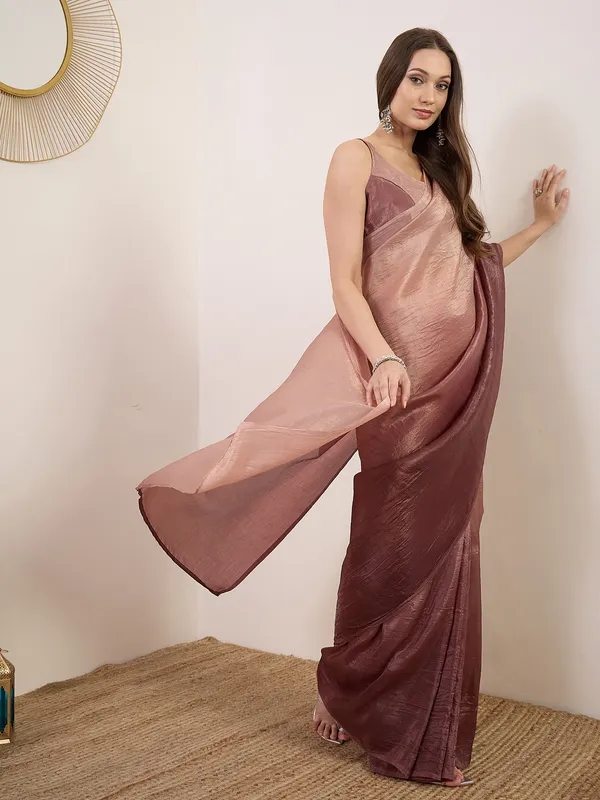 Pink_With_Mauve_Border_Satin_Woven_Saree_For_Women