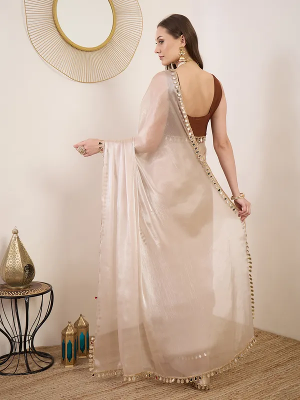 Beige_Satin_Organza_Embellished_Saree_For_Women