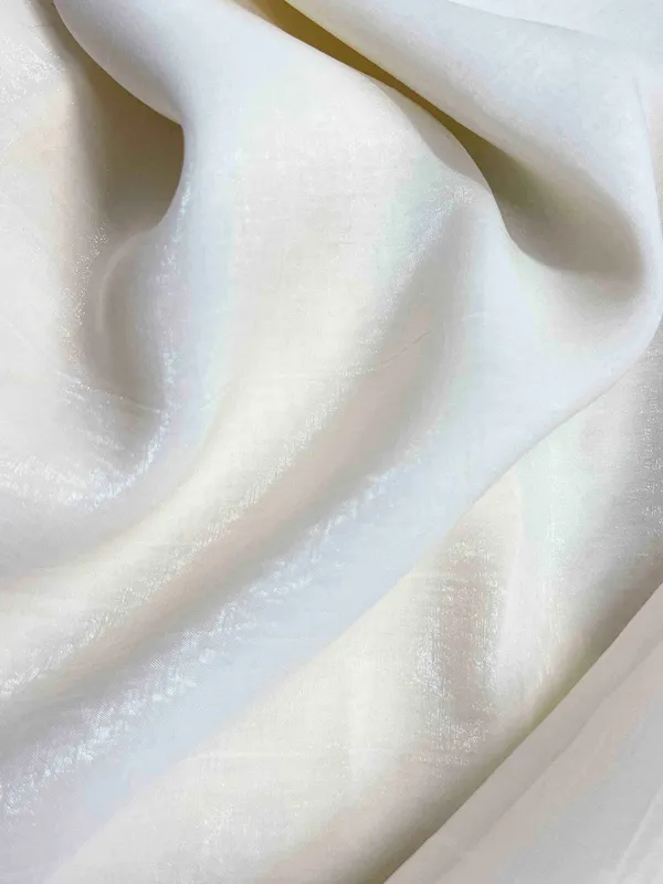 White_Satin_Draped_Saree_With_Strappy_Blouse_For_Women