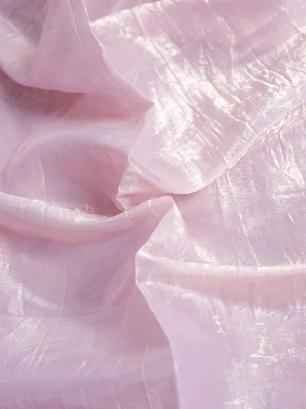 Lavender_Pink_Satin_Tissue_Draped_Saree_For_Women