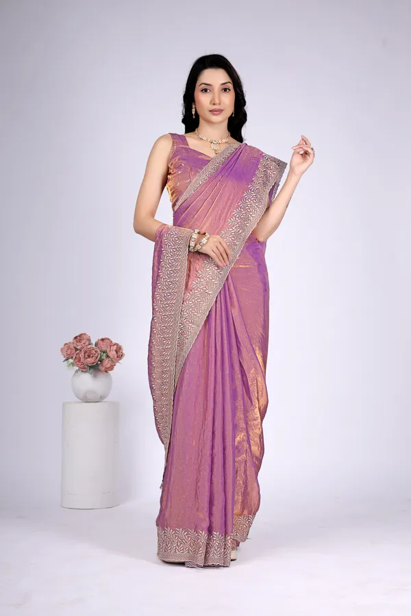 Purple_Satin_Woven_Traditional_Saree_For_Women