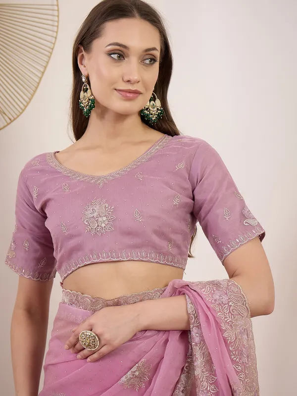 Pink_Satin_Embroidered_Ethnic_Saree_For_Women