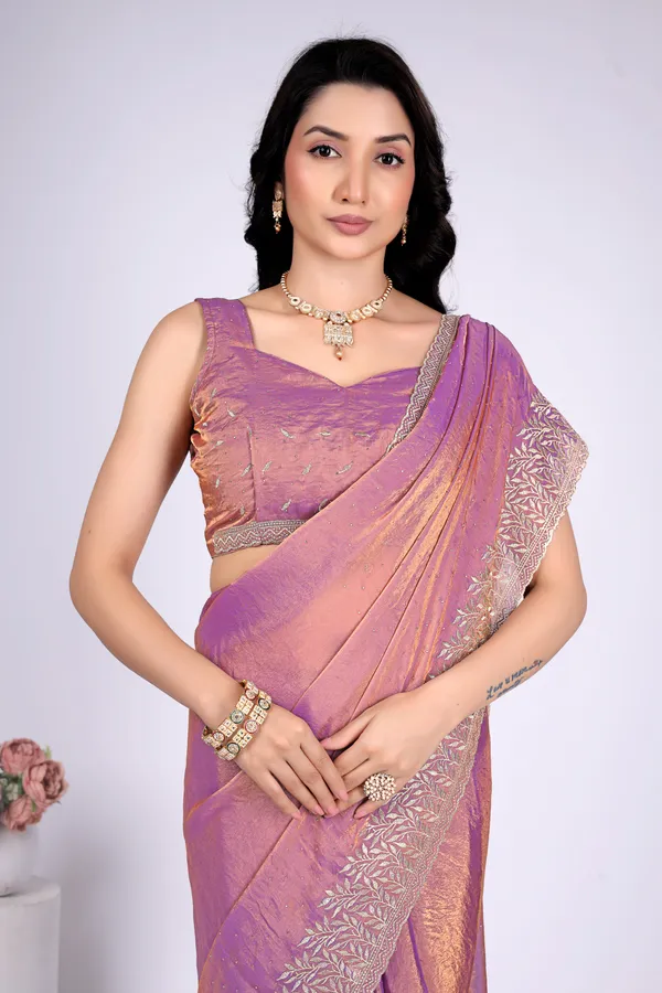 Purple_Satin_Woven_Traditional_Saree_For_Women