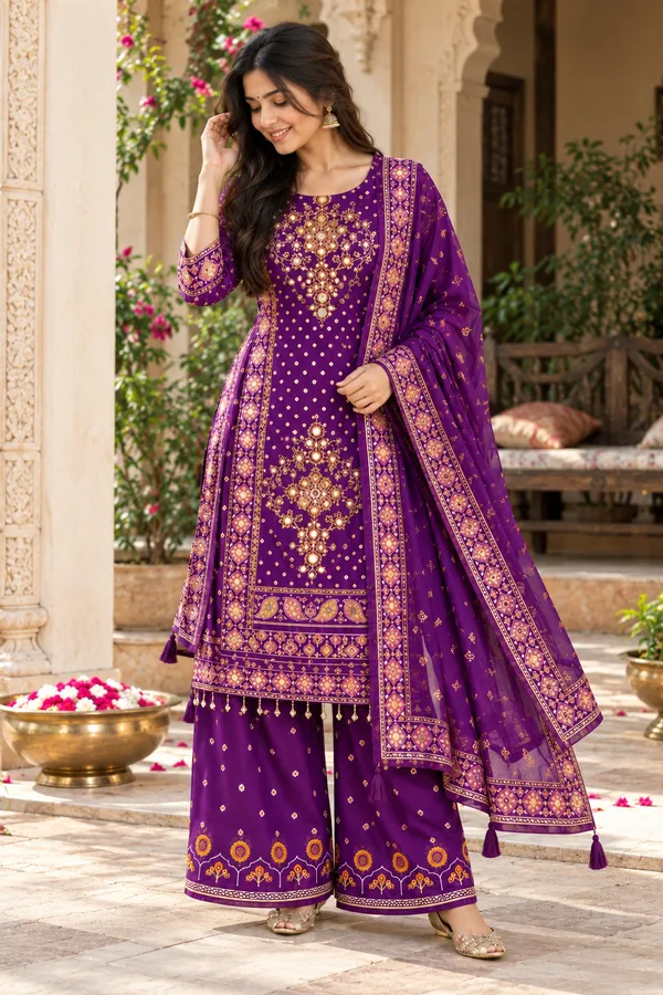 Purple_Printed_Ethnic_Kurta_Set_for_Women