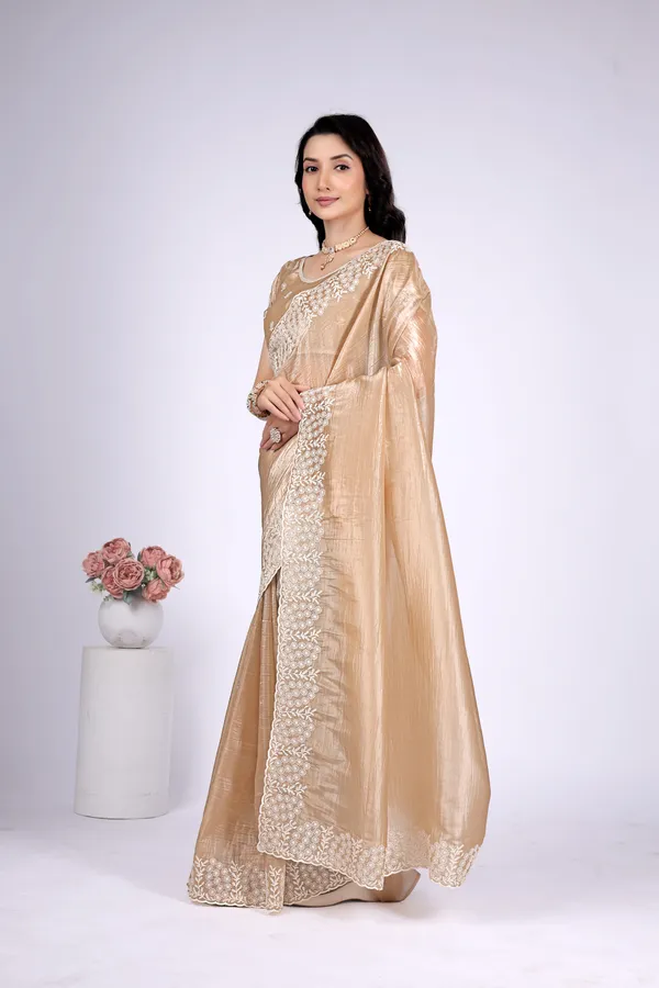 Beige_Satin_Floral_Embroidered_Saree_For_Women