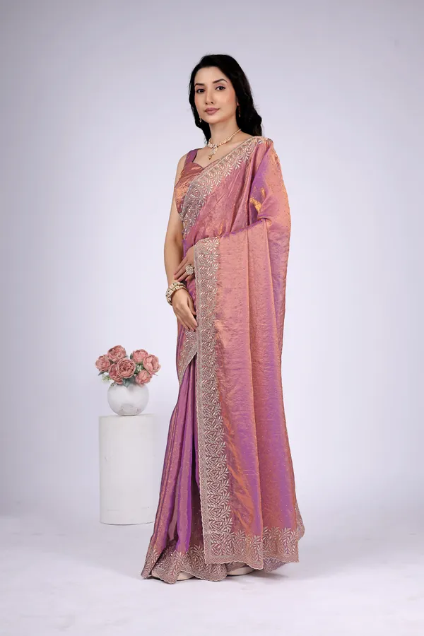 Purple_Satin_Woven_Traditional_Saree_For_Women