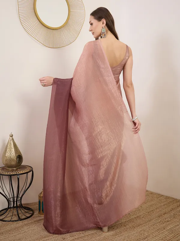 Pink_With_Mauve_Border_Satin_Woven_Saree_For_Women