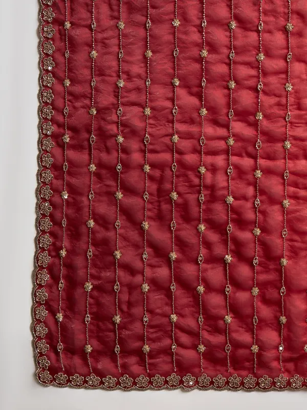Maroon_Satin_Floral_Embroidered_Saree_For_Women