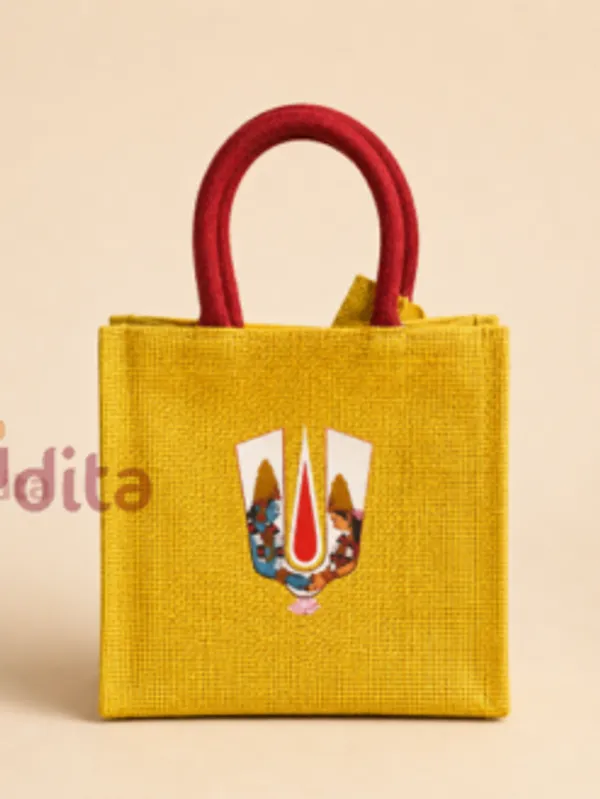 Multicolour_Jute_Traditional_Print_Return_Gift_Bag_8_Inch_-_Pack_of_2