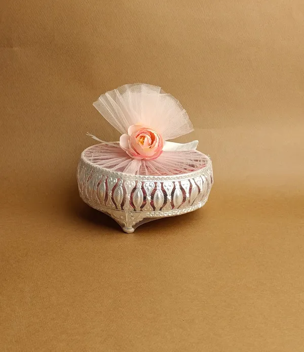 German_Silver_Plain_Gift_Tray_6_Inch