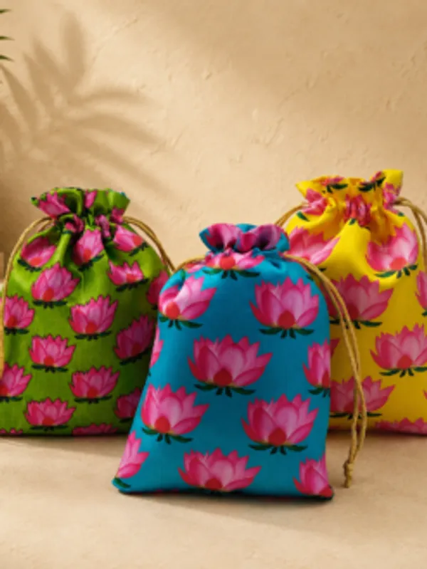 Multicolour_Fabric_Lotus_Print_Potli_Bag_-_Pack_of_3