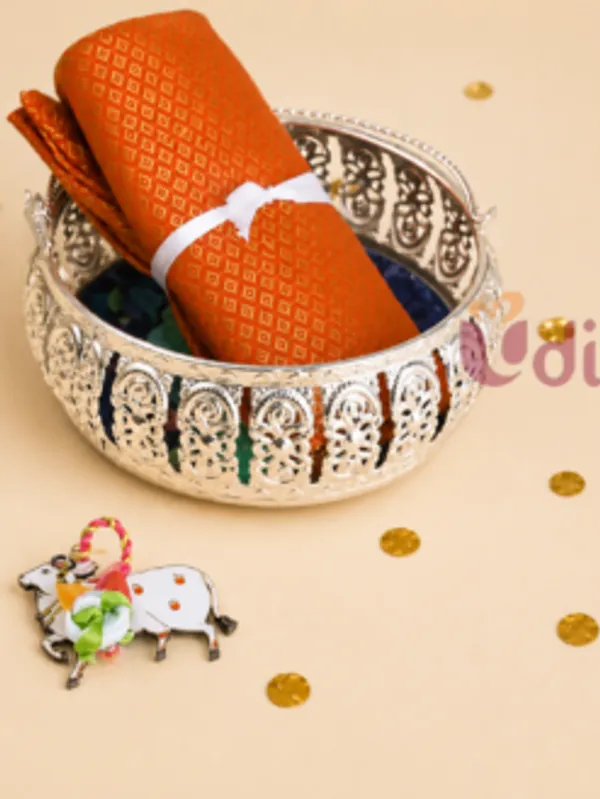 Pichwai_German_Silver_Bowl_Housewarming_Return_Gift_Hamper