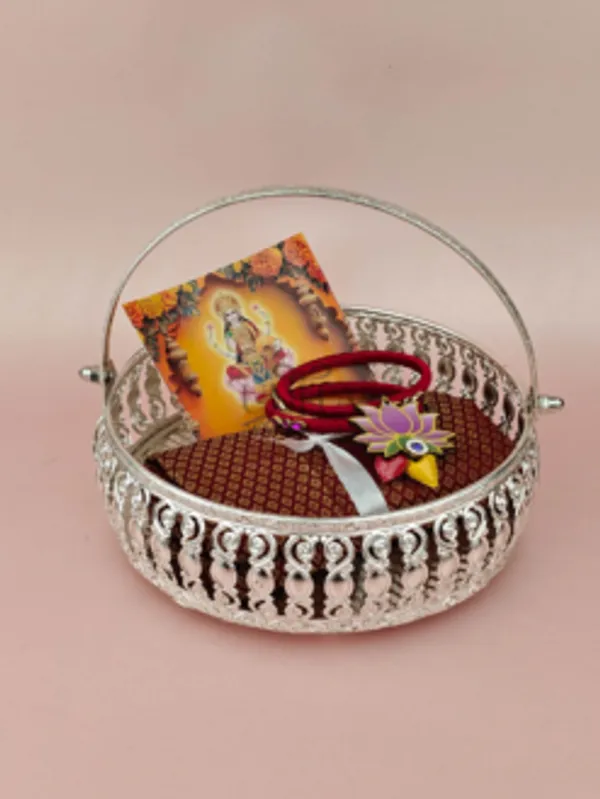 German_Silver_Traditional_Decorative_Gift_Basket_Hamper