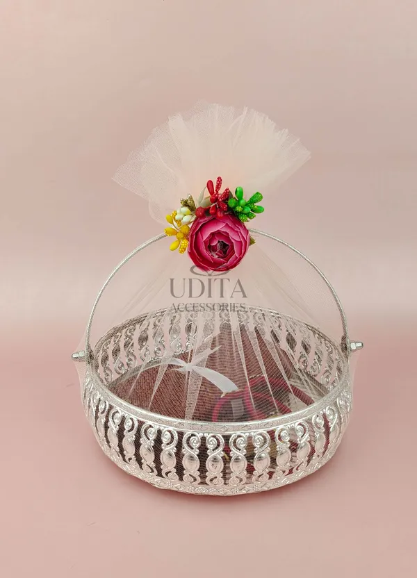 German_Silver_Traditional_Decorative_Gift_Basket_Hamper