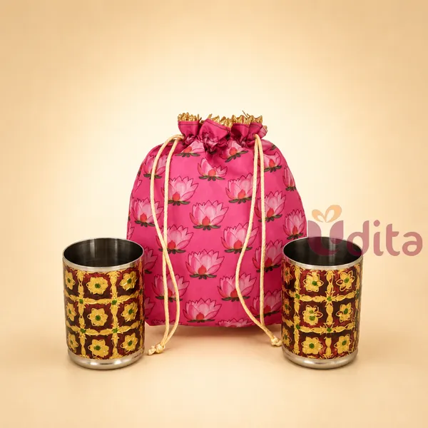 Meenakari_Stainless_Steel_Glass_Wedding_Return_Gift_Hamper