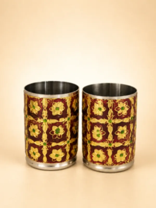 Meenakari_Stainless_Steel_Glass_Wedding_Return_Gift_Hamper