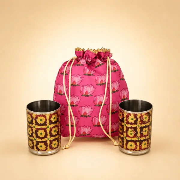 Meenakari_Stainless_Steel_Glass_Wedding_Return_Gift_Hamper