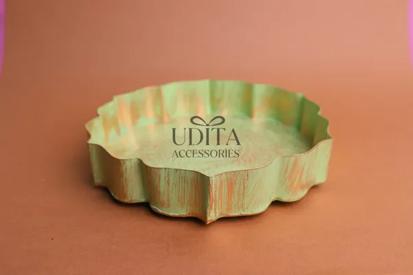 Pista_Green_Festive_Floral_Decorative_Tray_8_Inch