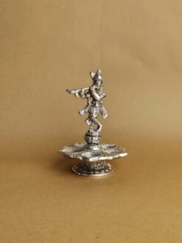 German_Silver_Acrylic_Tray_Krishna_Diya_Gift_Hamper