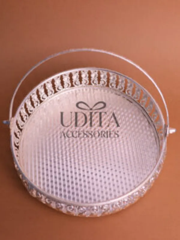German_Silver_Decorative_Basket_8_Inch