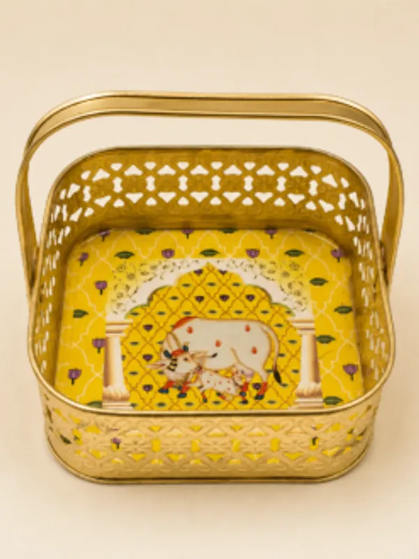Pichwai_Metal_Tray_Housewarming_Return_Gift_Hamper