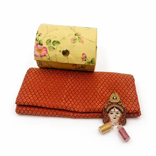 Yellow_Organza_Bag_Floral_Bangle_Box_Return_Gift_Hamper