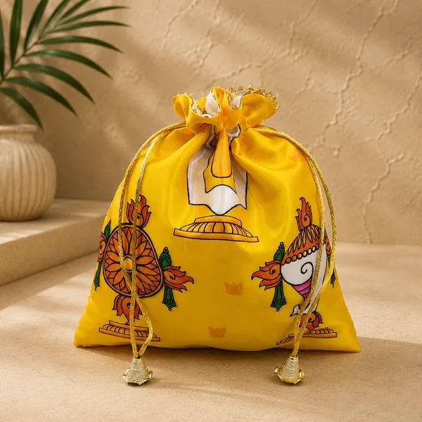Multicolour_Silk_Shanku_Chakra_Namam_Potli_Bag_-_Pack_of_3