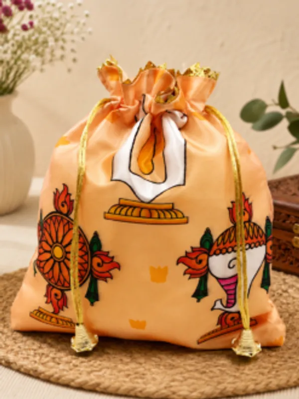 Multicolour_Silk_Shanku_Chakra_Namam_Potli_Bag_-_Pack_of_3