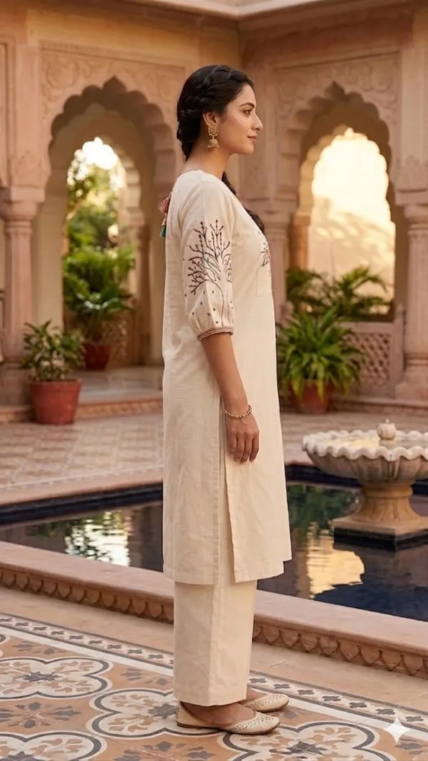 Beige_Embroidered_Straight_Kurta_Set_for_Women